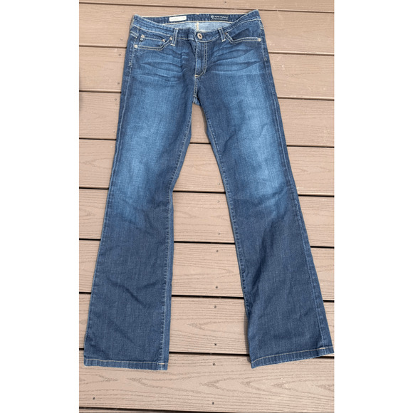 AG Adriano Goldschmied The Angel Boot Cut Blue Jeans Denim 30 x 33 Womens 30R - Picture 2 of 11